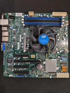 Supermicro X11SSL-F Sockel 1151 Mainboard inkl. Boxed Lüfter und CPU i3-6100 - Bild 1 von 2