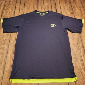 Under Armour Neon Green Black "Catalyst" Sports Sun Summer Gym Workout Short (S) - Picture 1 of 11