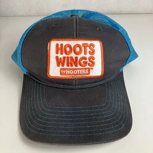 Hoots Wings by Hooters Trucker Snapback Hat Cap Mesh Back Employee - Picture 1 of 10