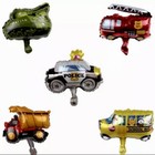 5pcs Mini Transport Air Fill Foil Balloons Birthday Party bag fillers Car Truck