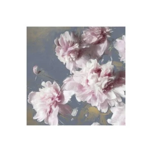 Stampa su Tela su Carta Poster o Quadro Sullivan Shawna Peonies on Gray and Gold - Picture 1 of 2