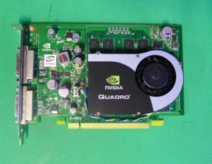 GENUINE Dell Nvidia Quadro FX570 256MB DDR2 Dual Link DVI Video Card WX397 - Picture 1 of 5