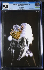 RIESIGE SCHWARZE KATZE INFINITY SCORE #1 - MARCO TURINI VIRGIN VARIANT CGC 9.8 - Bild 1 von 2