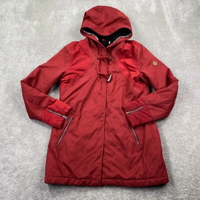 O'NEILL приключение полный молнии с капюшоном лыж ветровка куртка женский размер XL красный - Изображение 1 из 4