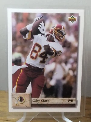 GARY CLARK 1992 Upper Deck Football #316 Washington Redskins WR - Image 1 of 2