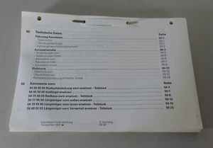 Manual De Taller / Guía De Reparación VW Transporter T4 Desde 1991 Carrocería - Imagen 1 de 3
