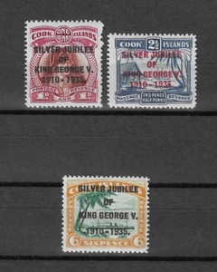 COOK ISLANDS 1935 SG 113/115 MNH - Picture 1 of 1