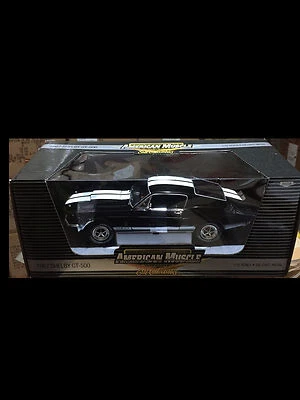 1967 Ford Shelby GT500 BLACK 1:18 Ertl American Muscle 39228 - Image 1 of 3