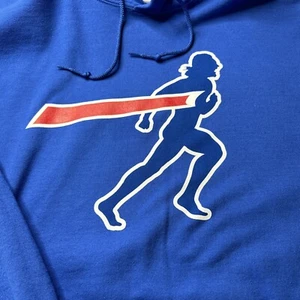 Felpa con cappuccio Buffalo Bills Streaker da collezione 2xl blu - Foto 1 di 6