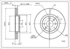 Hard 2155658 set 2x for Dacia Renault Lodgy + Dokker station wagon + Dokker 95->