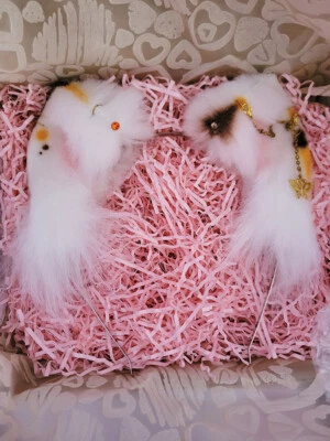 Diadema con orejas de gato de gatito Calico Nekomimi Kemonomimi Disfraz de cosplay de piel sintética Foto 1 de 3