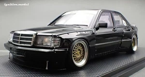 Ignition Model 1/18 Ig Pandem Mercedes Benz 190E Black IG3769 - Picture 1 of 7