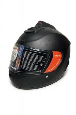 Capacete Bluetooth Sena Momentum INC Pro — rosto inteiro (preto fosco) - Imagem 1 de 4