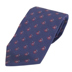 Brooks Brothers 346 Pure Silk Tie Navy Anchor Nautical Men's Necktie US made - Picture 1 of 8