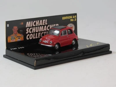 Minichamps Fiat 500 F CLOSED red 1/64 MSC641104 MSC#5 - Immagine 1 di 4