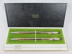 Vintage Cross Oldsmobile Service Guild Pencil/Pen 1/20 12K Gold Filled Set #6601 - Bild 1 von 10