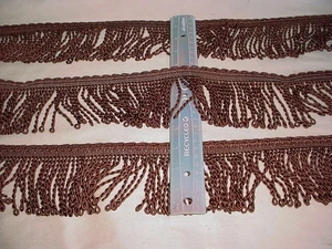 16Y KRAVET TIEF METALLIC BRONZE CHAINETTE FRANSEN POLSTERVERKLEIDUNG - Bild 1 von 3