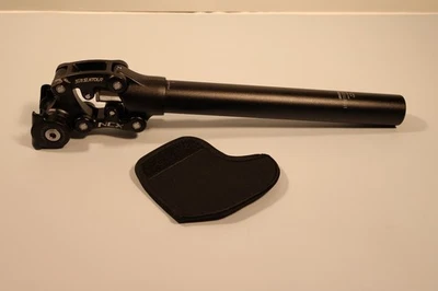 SR Suntour SP12 NCX 悬架自行车座杆 31.6 x 350 毫米带全新防尘罩 — 第 1/4 张图片