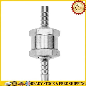 4XAluminum Alloy Fuel Non Return Check Valve One Way Petrol Diesel 6mm - Imagen 1 de 5