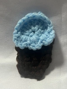Plastic Canvas Magnet CupCake Light Blue 2 1/2" 2 1/2" NEW - Picture 1 of 2