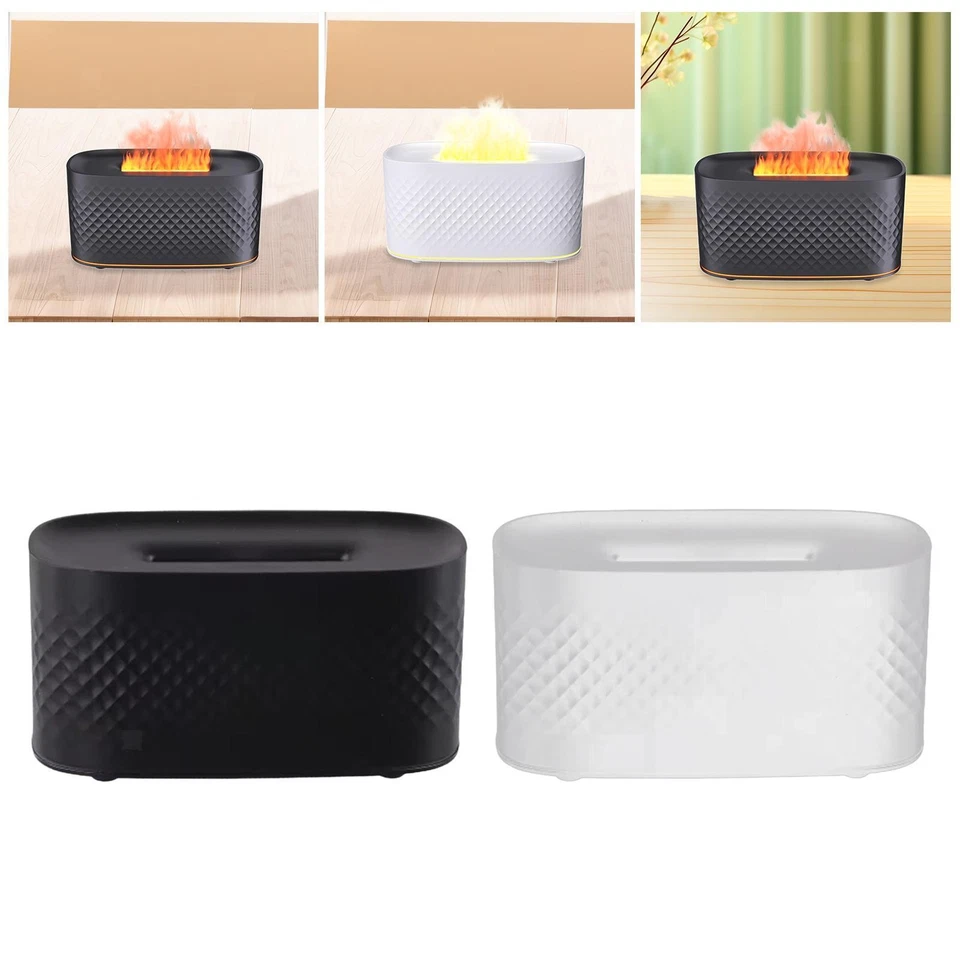 Ätherisches Öl Diffusor 2 Modus Spray Desk Wohnzimmer Flammen Luftbefeuchter - Bild 1 von 1