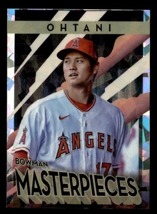 2022 Bowman's Best #BM-4 Shohei Ohtani Bowman Masterpiece Atomic Refractor - Picture 1 of 2