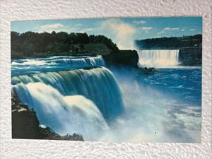 Postkarte American Falls am Prospect Point und Hoseshoe Falls in der Ferne - Bild 1 von 2