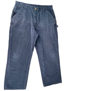 Carhartt Hose Herren 36x29 schwarz Carpenter Latzhose Fit Workwear Duck Canvas B11 - Bild 1 von 22