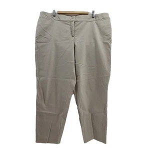 Lane Bryant Damen Gr. 18 The Allie Ankle Hose Stretch Gerade Beige Hellbraun Crop - Bild 1 von 16