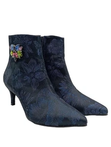 ALBA MODA Botas con cremallera Mujeres Botines Talla EU 38 negro elegante - Imagen 1 de 5