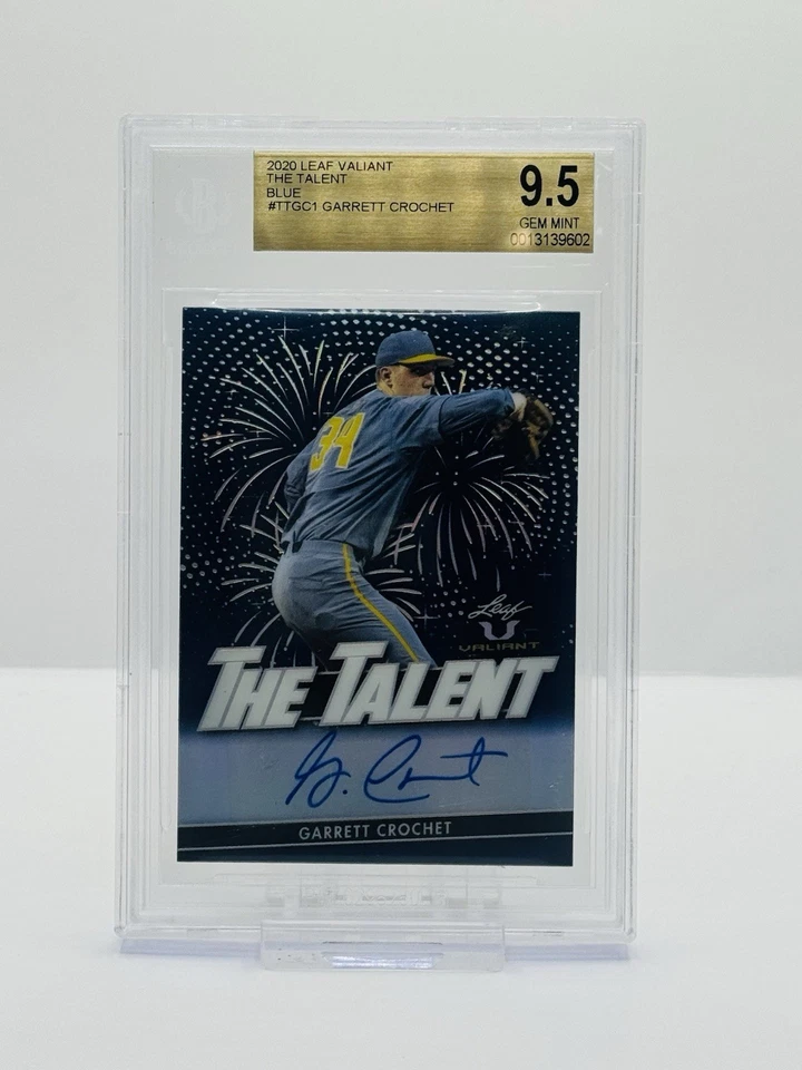 2020 Leaf Valiant GARRETT CROCHET Autograph Auto /50 - BGS 9.5/10 Gem Mint 🔥 - Image 1 of 3