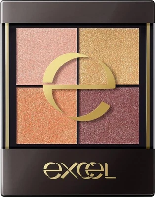 NOEVIR excel Real Close Shadow Palette Nuance Glossy CS16 Hot Cache-Cool JP - Image 1 of 4
