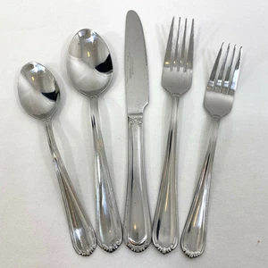 Hampton Silversmiths TARA 5-teiliges Gedeck Edelstahl 18/0 Rollspitze - Bild 1 von 11