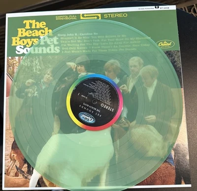 THE BEACH BOYS PET SOUNDS (CLEAR VINYL, COKE BOTTLE GREEN) NEW VINYL RECORD - Image 1 of 3