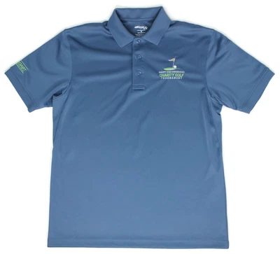 Camisa Polo Azul Torneo de Golf Hillsborough County Sheriff Chronister Para Hombre M Foto 1 de 4