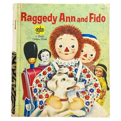 Raggedy Ann and Fido Little Golden Book Vintage 1970 Golden Press Sydney Rare - Image 1 of 4