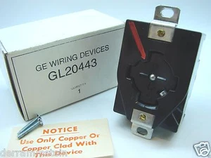 GE Arrow-Hart GL20443 Power-Lock 480VAC 30A Receptacle Outlet b92/bb92 - Picture 1 of 5