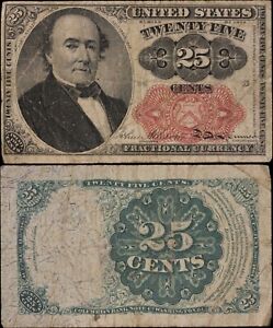 1874 25 Cent Fractional Currency - 5th Issue