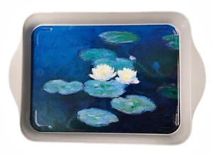 Tablett - "Nymphen" von Claude Monet, 8 1/4" x 5 1/2", Dose, französisch, lustig, funktionsfähig - Bild 1 von 1