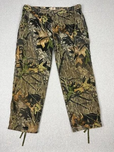 Mossy Oak Pants Mens 2XL Camo Break Up Cargo Pockets Grunge Skater Hunting - Picture 1 of 13