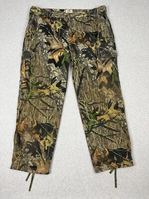 Mossy Oak Pants Mens 2XL Camo Break Up Cargo Pockets Grunge Skater Hunting - Image 1 of 4