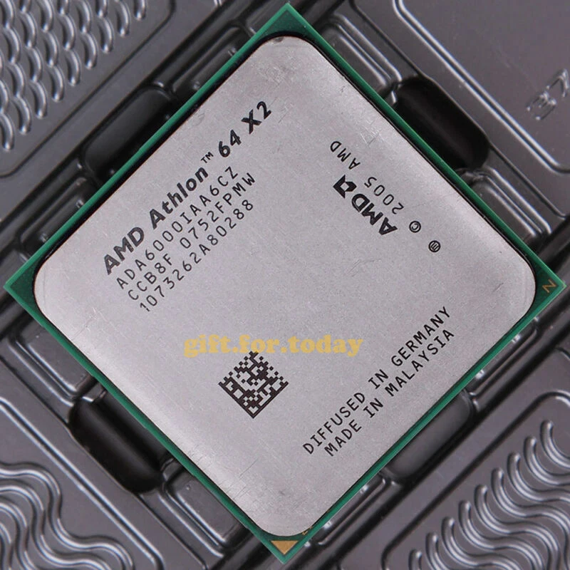 Original AMD Athlon 64 X2 6000+ 3 GHz ADX6000IAA6CZ Dual-Core Processor CPU - Bild 1 von 1