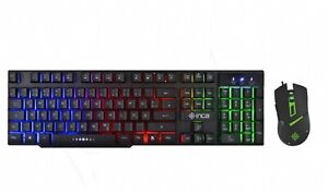 PC Gaming Tastatur + Maus 3200DPI Set Regenbogen mit LED, Xbox One S,X PS4,PS5