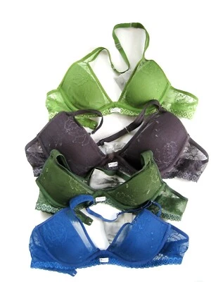 XB054 Gilly Hicks Abercrombie NEW Lace Embroidery Multi-way Contour Cup UW Bra - Image 1 of 3