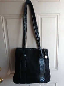 Jay Herbert Sharif Weave/Leather black Tote - MINT - Picture 1 of 9