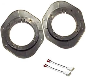 ASC 6+-Inch 6" 6.5" 6.75" Car Speaker Install Adapter Mount Bracket Plates and S - Picture 1 of 12