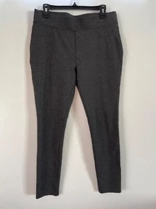 NWOT St. John's Bay Quality Apparel Skinny Grey Leggings Large Never Worn - Picture 1 of 8