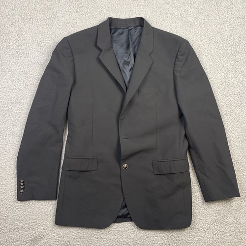 Gianni Versace Blazer Uomo 40R Nero Tuta Giacca Made In Italy Cappotto Sportivo Medusa