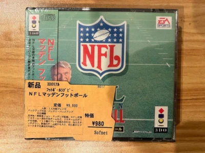 NFL John Madden Football 3DO Japanese Import Sealed - Excellent! - Image 1 of 4