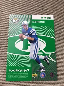 John Elway/Peyton Manning 1998 UD Choice Starquest #SR01 SKUM3722 - Picture 1 of 2